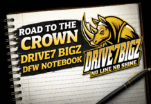 Road To The Crown: Drive7 Bigz DFW Notebook